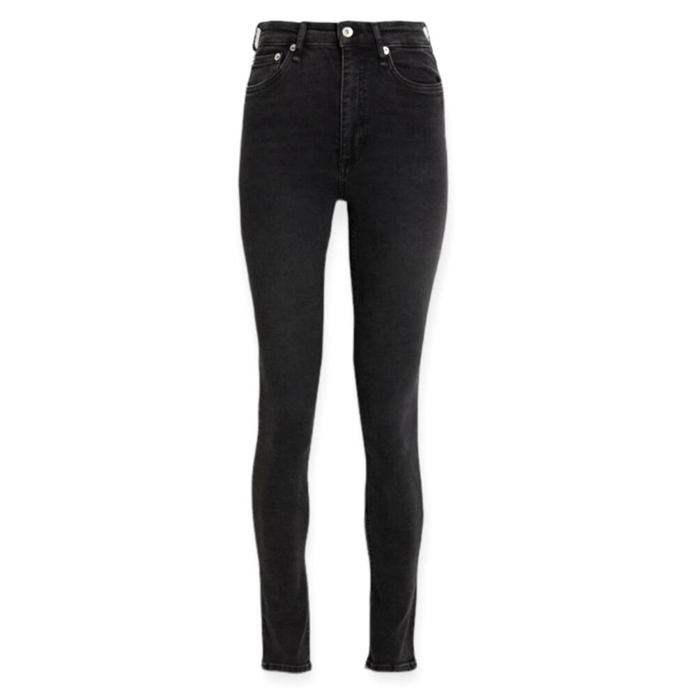 Rag & Bone Black High-Rise Skinny Jeans | Size 27